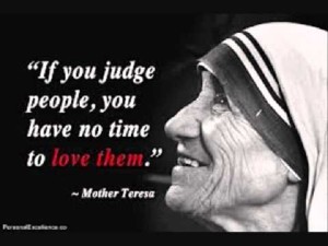 No time to lose in judging people