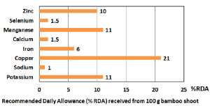 minerals in Bamboo shoot