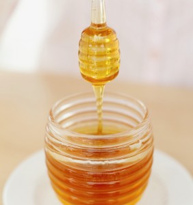 Pure honey from honey bees