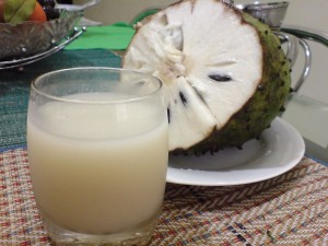 Soursop or graviola juice