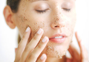 exfoliate with natural scrubs